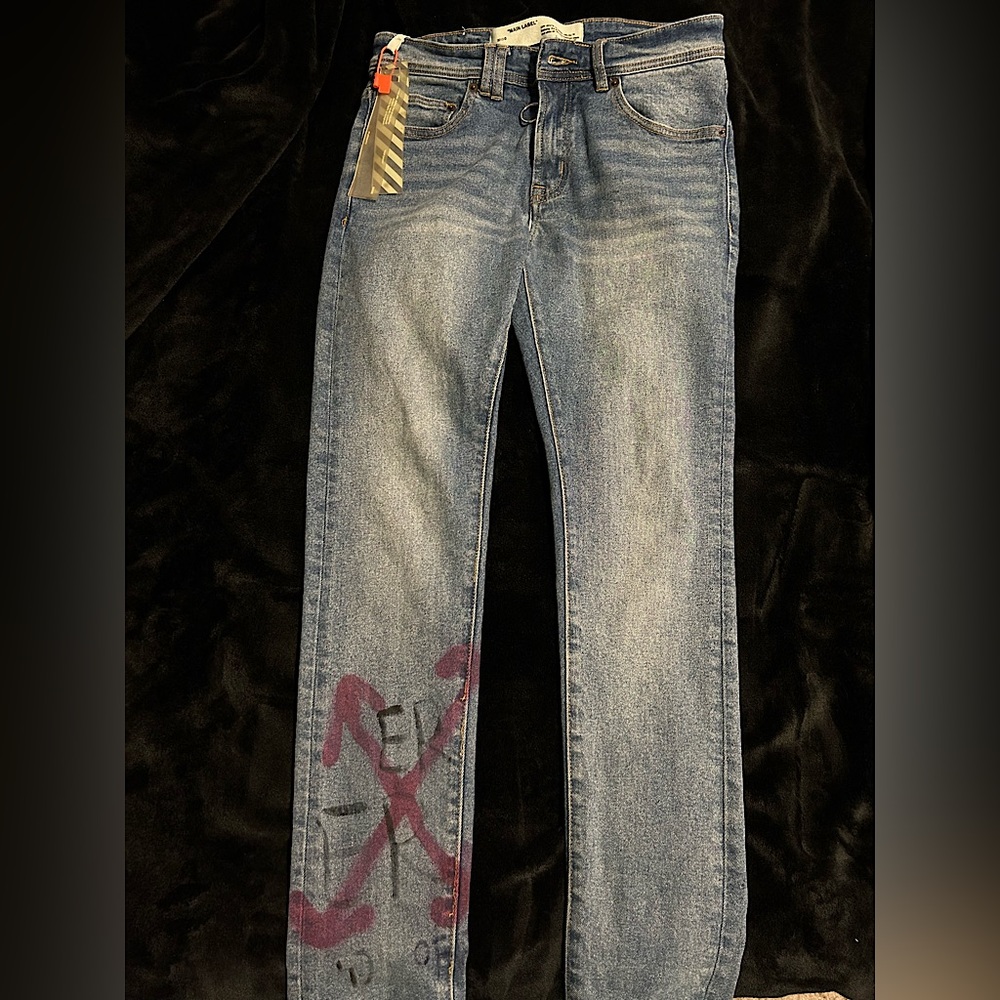 Rare Vintage Off-White C/O Virgil Abloh "Main Label" Denim
